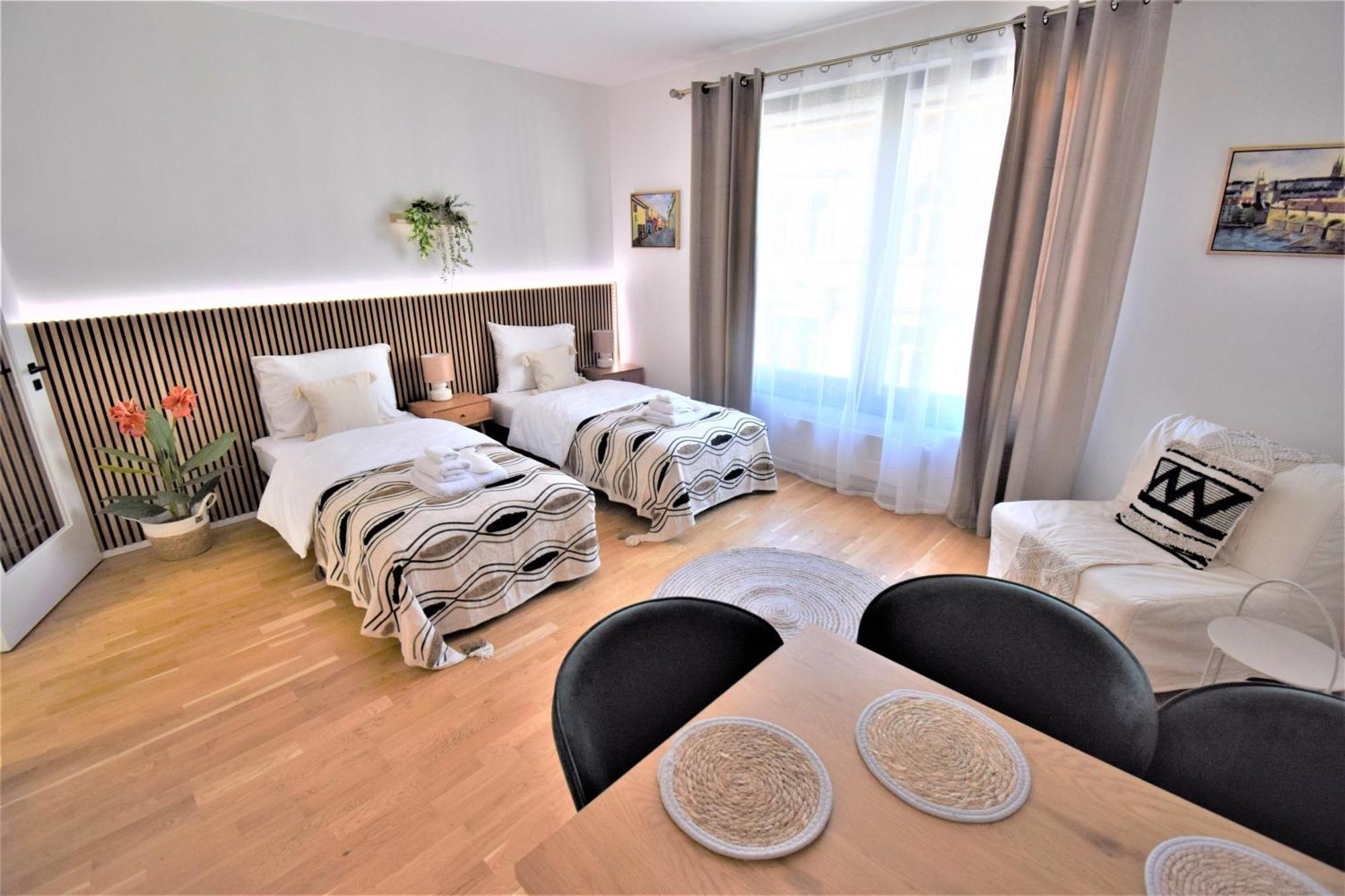 Jasminn Apartments Prag Exteriör bild