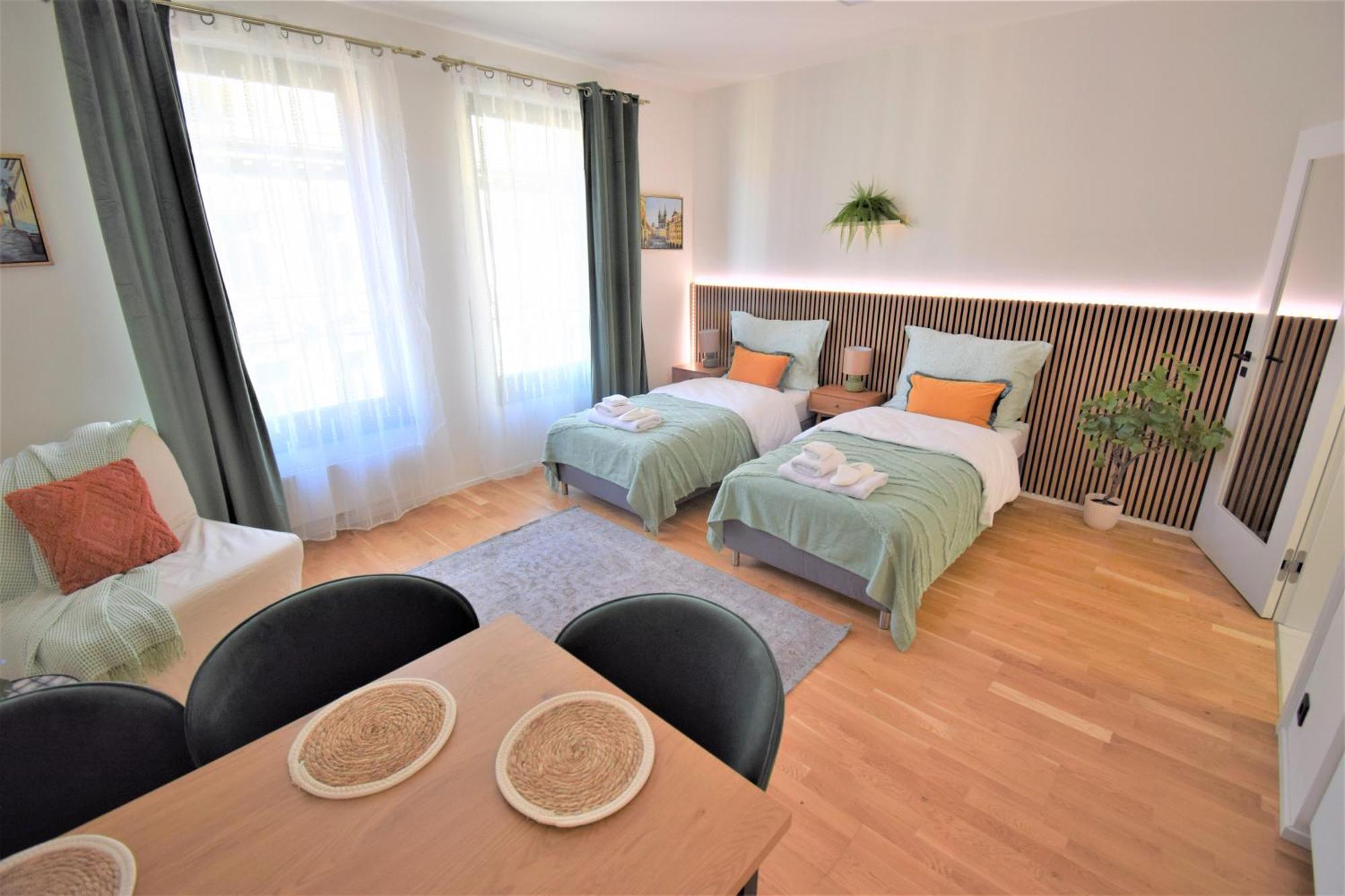 Jasminn Apartments Prag Exteriör bild